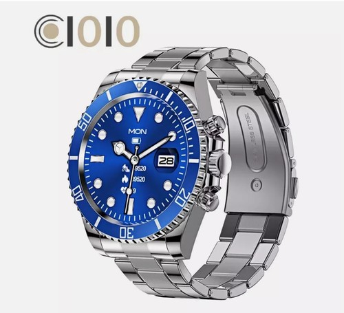 Smartwatch uomo acciaio con - smartwatch,